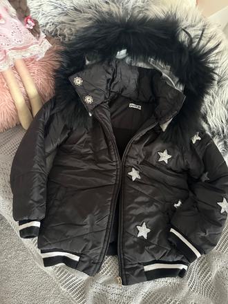 Zimná bunda s pravou kožušinou, 116