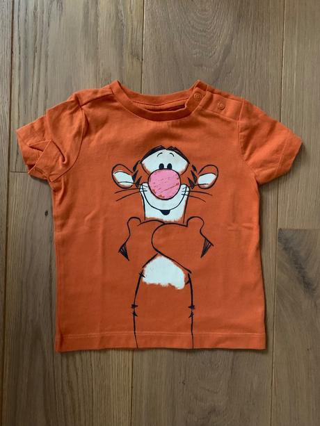Oranžové tričko s tigrom, disney,80