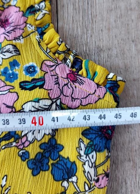 Žlté kvetinové šaty, bonprix,42