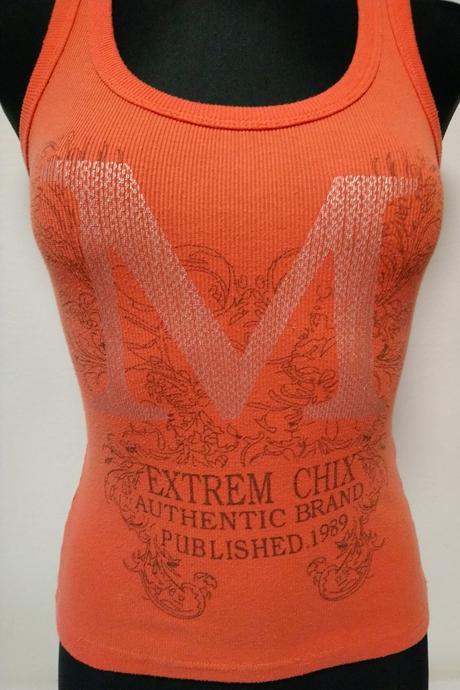 Dámsky elastický ružový top s motívom, guanda, xxs, xs