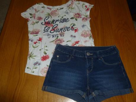 Rifľové šortky, c&a,146