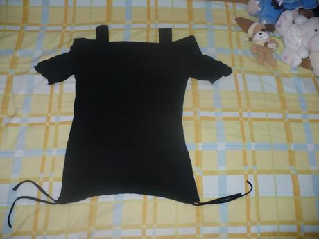 Dámske čierne tričko, m
