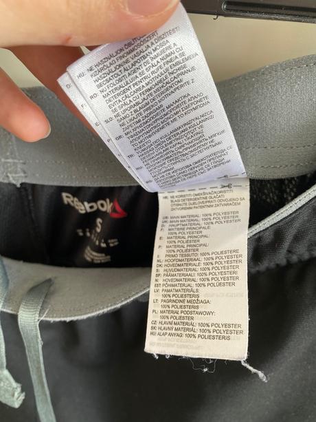Tepláky reebok s/m, reebok,s