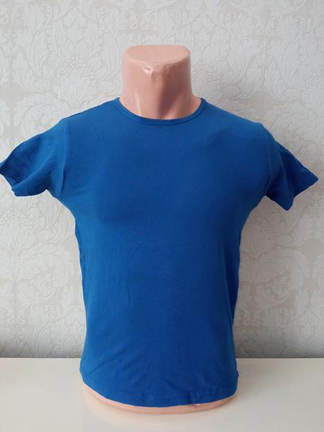 Kráľovskomodré tričko s nápisom fabian (158-164), 158