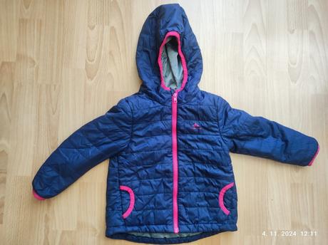 Prechodná bunda pre dievčatko 98, decathlon,98