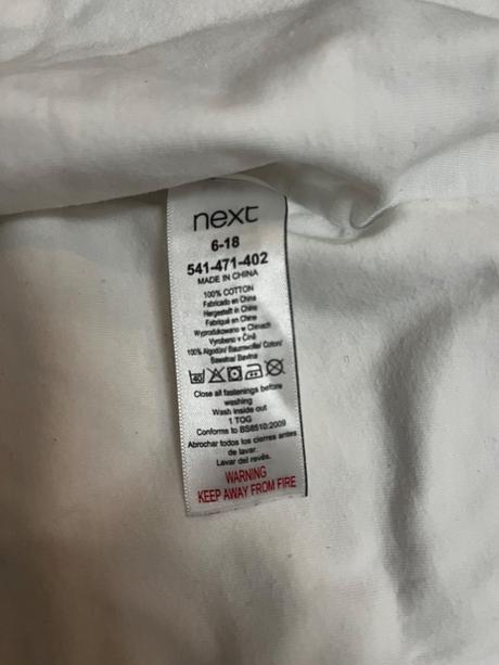 Krémový tenký spací vak, next