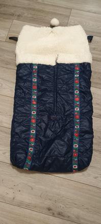 Zimný fusak z ovčieho runa, 