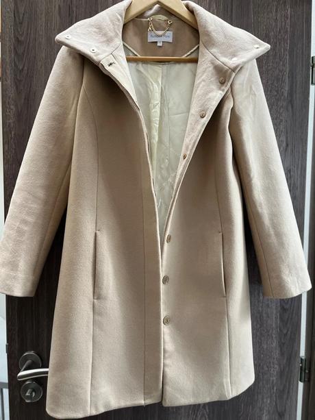 Dámsky vlnený kabát, s