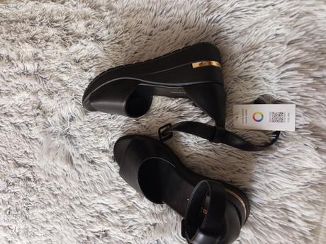 Čierne sandalky, clara barson,37