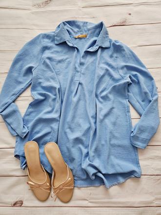 Pekná modrá blúzka /košela,