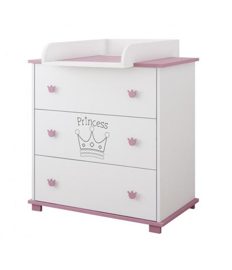 Komoda color s 3 zásuvkami princes,