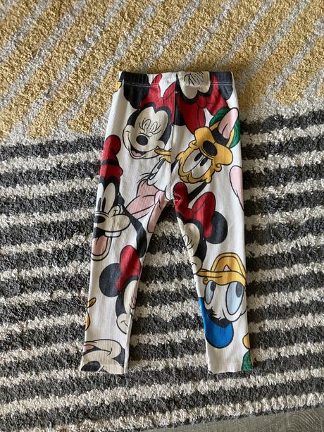 Rebrované legínky disney 98/104, disney,98