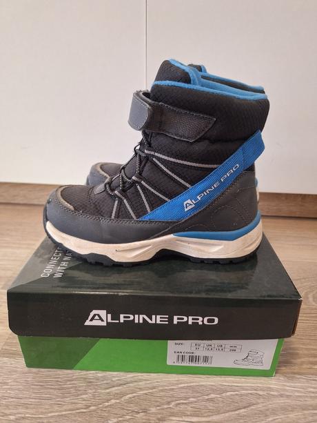 Detská zateplená zimná obuv alpine pro colpo, alpine pro,31