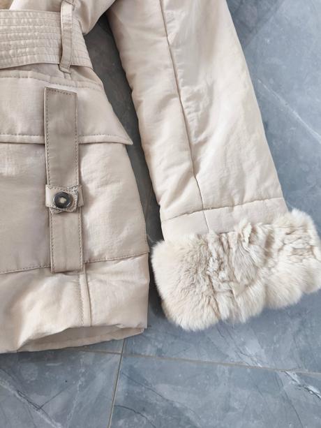 Bunda kara s pravou kozusinou, m