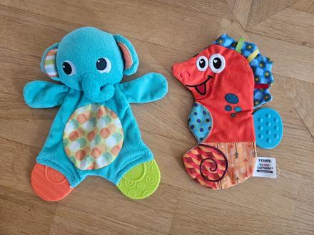 Šuštiace hračky s hryzátkom lamaze bright starts, 