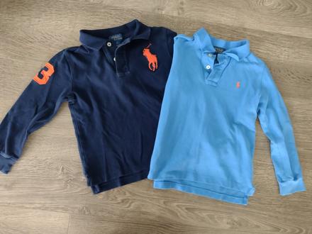 2x polo tricko 110/116, ralph lauren,110