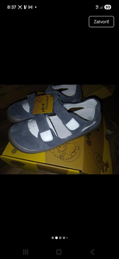 Nové sandále protetika barefoot, protetika,34