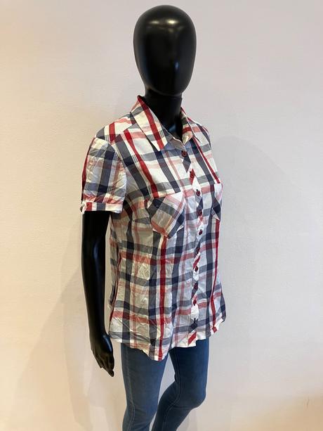 Dámska kockovaná košeľa rouge avenue (xl), xl