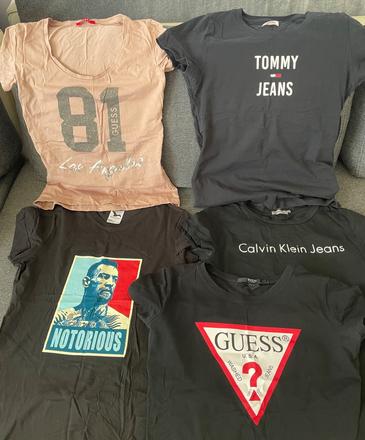 Trička guess, hilfiger, c.mcgregor, calvin klein, s