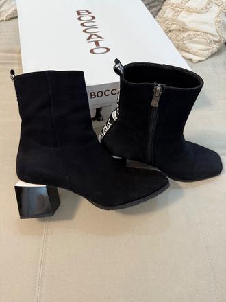 Dámske semišové kotníky, 37