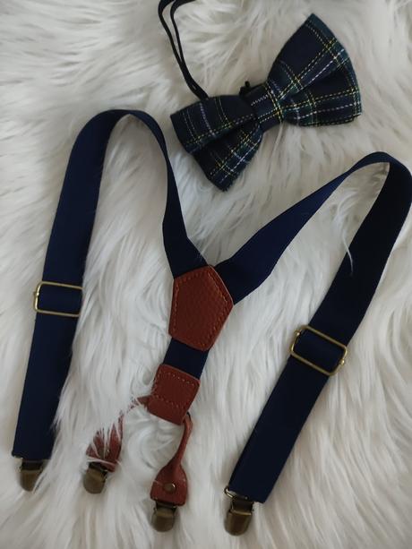 Detský motýlik a traky 1až 8 rokov slávnostný set, 