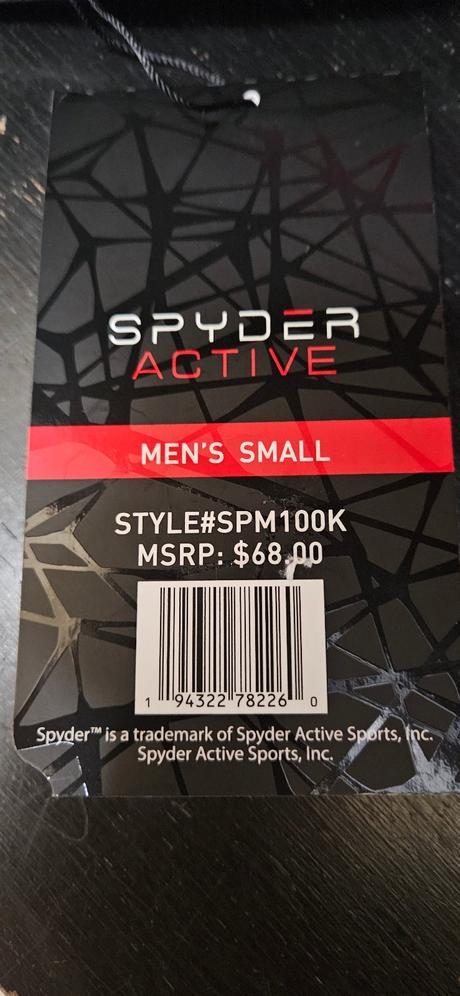 Spyder pánske funkčné termo tričko veľkosť s, s