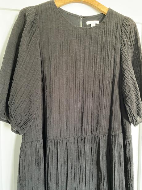 Cierne panelove saty h&m, h&m,s