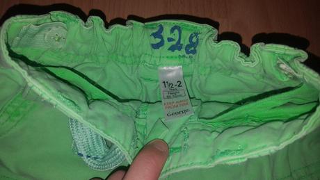 Zelené kraťasky na 1/2 - 2 roky, george,92