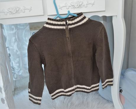 Hnedý sveter-98/104, 98