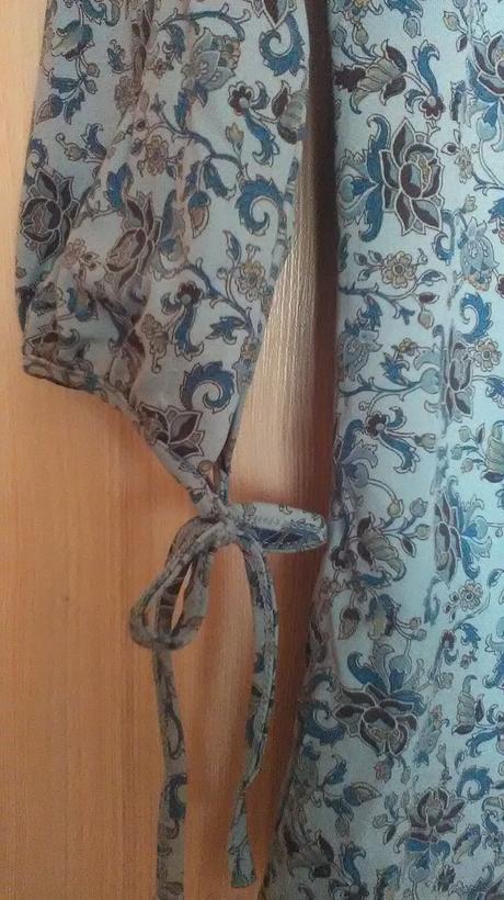 Tričko 7/8 rukávom s kvetmi, zara,l