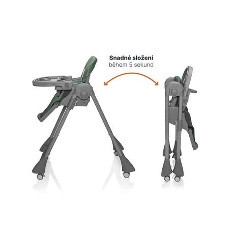 Nová detská jedálenská stolička zopa viac farieb, zopa