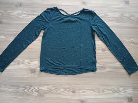 Len raz oblečené tričko hm 158-164, h&m,158