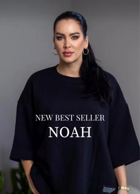 Oversize mikina - tričko s 3/4 rukávom veronika in, 