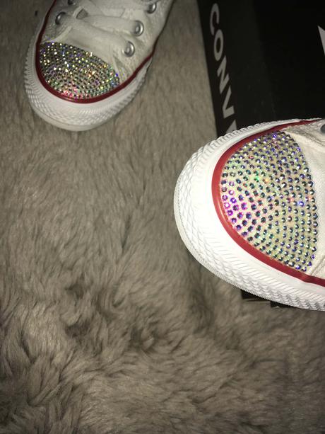 Converse swarovski original white damske tenisky, converse,37