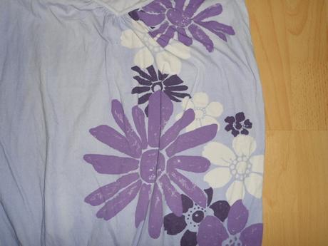 Fialove dlhsie letne tricko / saty, m