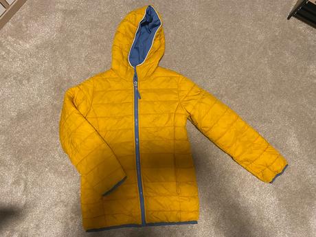 Prechodna obojstranna bunda zn.tchibo velk.134, tchibo,134