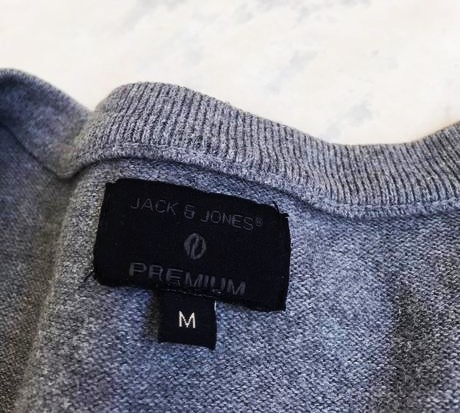 Bavlnený pulóvrik jack & jones, m