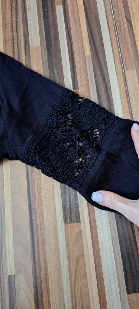 Čierna blúzka, h&m,134