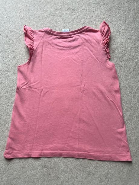 Tielko s volánkovými rukávmi a premieňacím obráz, lindex,116