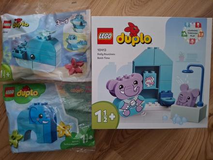 Lego duplo set zúbky zvieratá umývanie,