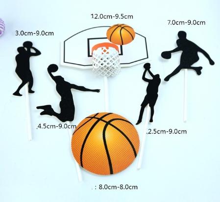 Tortový zápich basketbal hra - skladom, tz-161, 