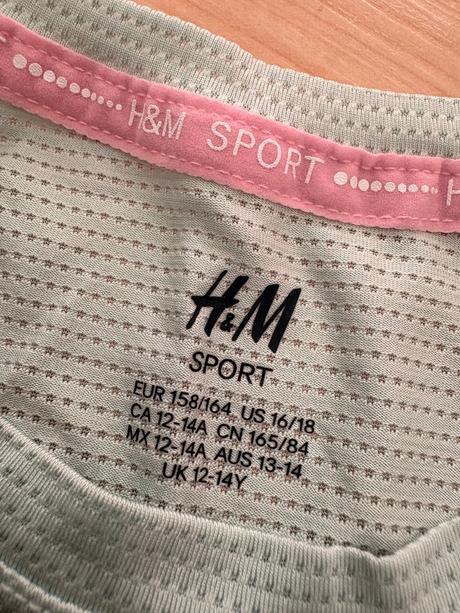 Tričko športové 12-14 rokov, h&m,164