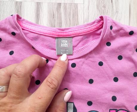 Dievčenské tričko little kids č.122, 122