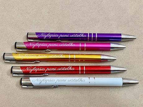 Pero pre učiteľku,