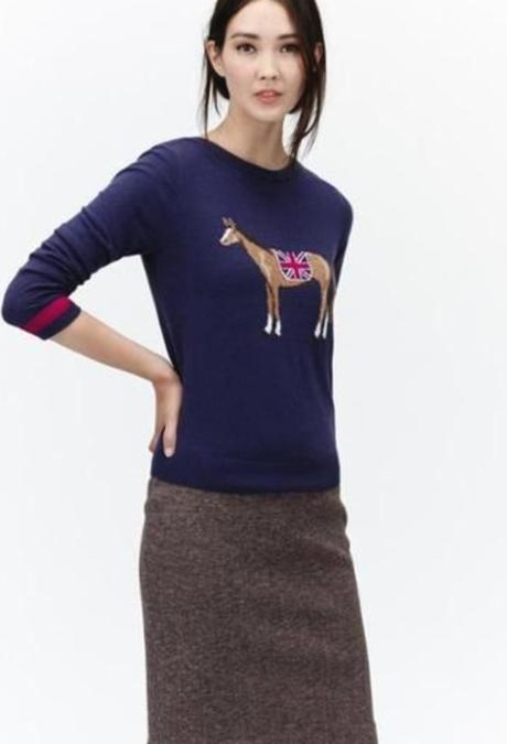 Joules original stylovy, bavlneny sveter, s