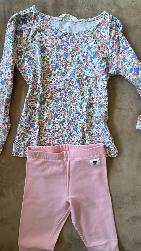 Balíček vecí mayoral, h&m top stav, 122–134