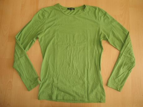 Zelene tricko - dlhy rukav, gate,l