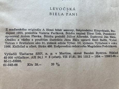 Levočská biela pani  (1966), 