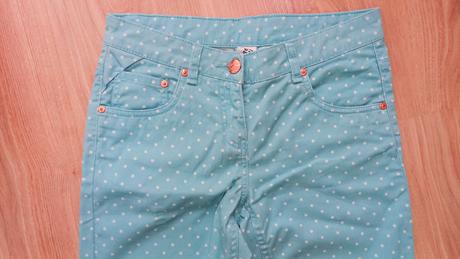 .tyrkysové kraťasy, c&a,164