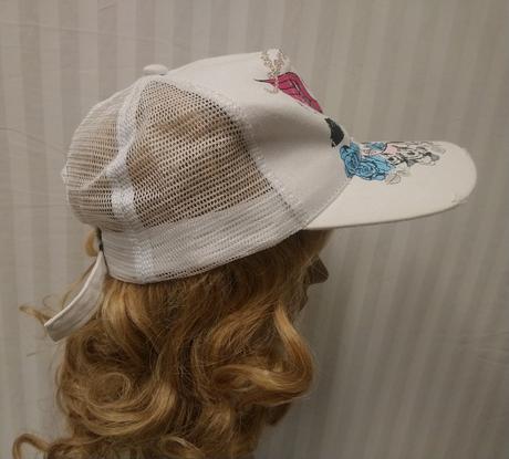 Biela šiltovka s motívom č. 512, los angeles,